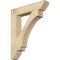 Ekena Millwork Imperial Slat Rough Sawn Bracket, Douglas Fir, 6"W x 34"D x 40"H BKT06X34X40IMP06RDF - alternate 1